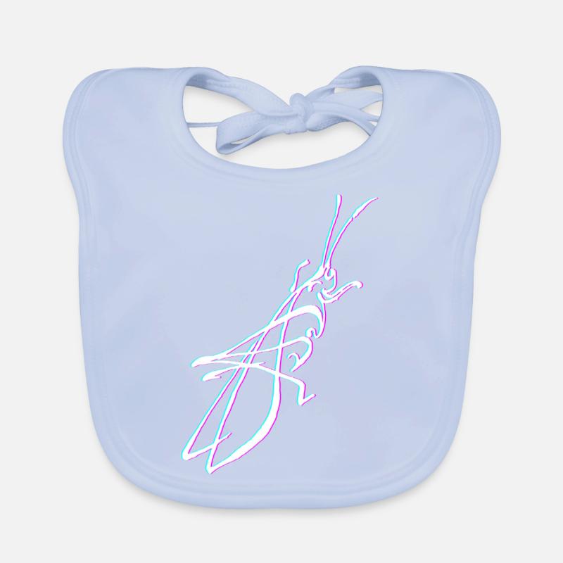 Bright grasshopper Organic Baby Bibs