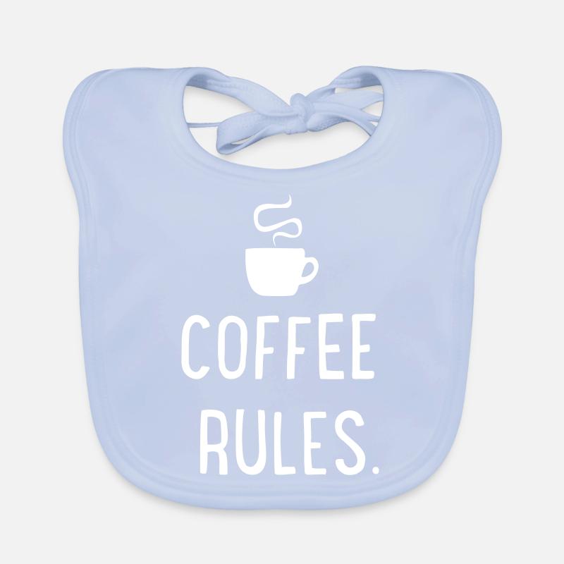 Coffee rules Organic Baby Bibs