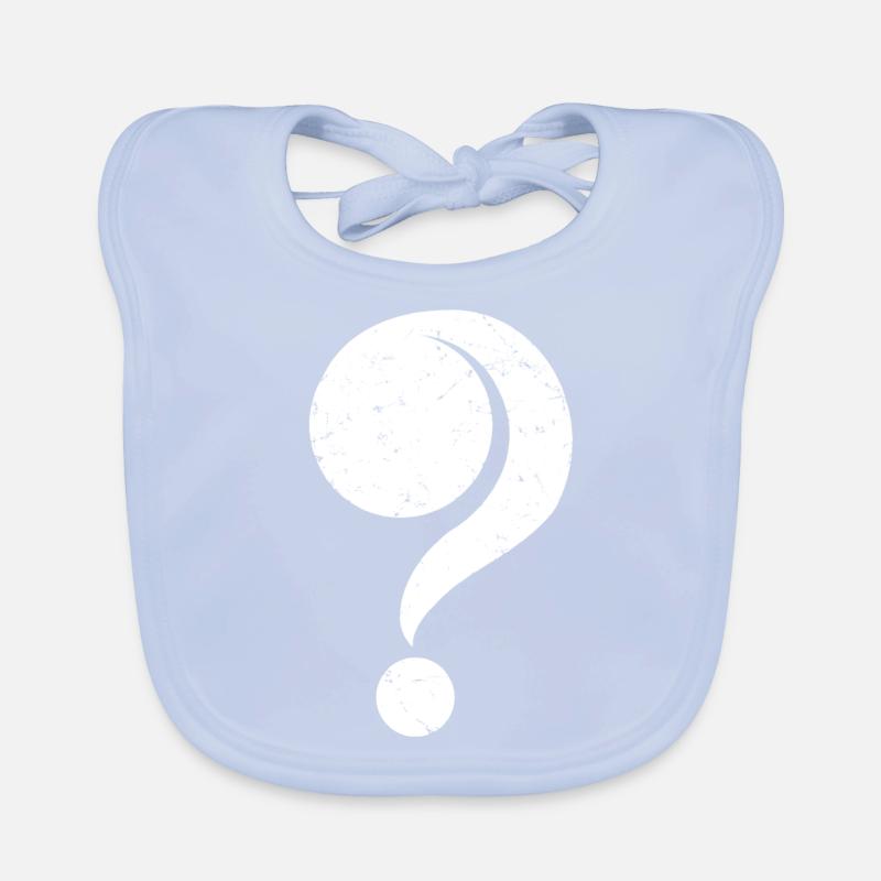 Fragezeichen ? sixties Baby Bio-Lätzchen