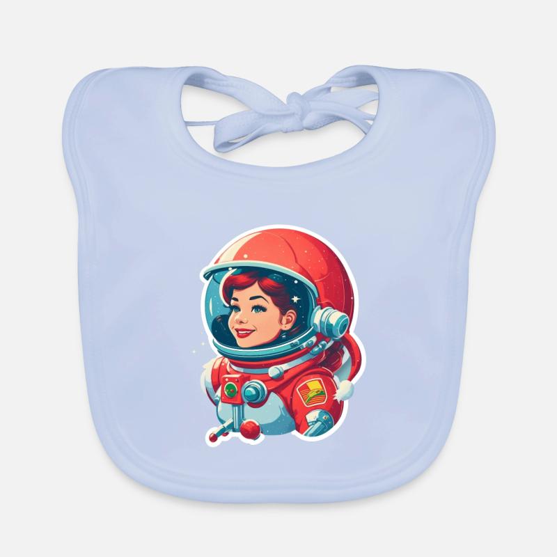 Astronaute de l’espace leader de la branche rouge Bavoir bio Bébé