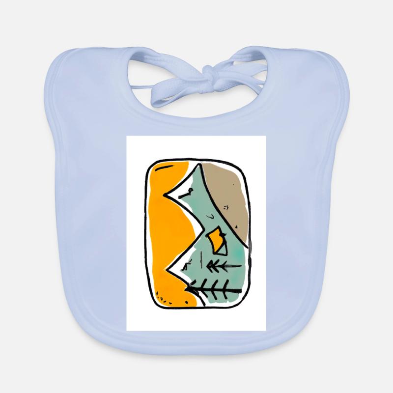 Camping Malerei Baby Bio-Lätzchen