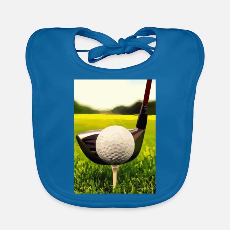 Golfball Abschlag Baby Bio-Lätzchen