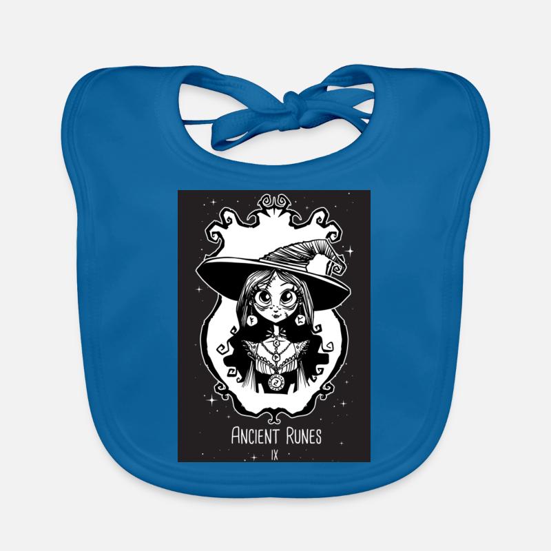 Ancient Runes oracle Organic Baby Bibs