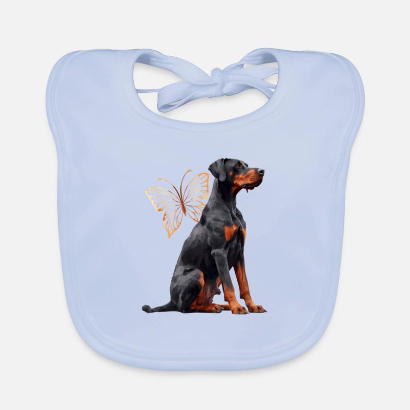 Dobermann Baby Bio-Lätzchen