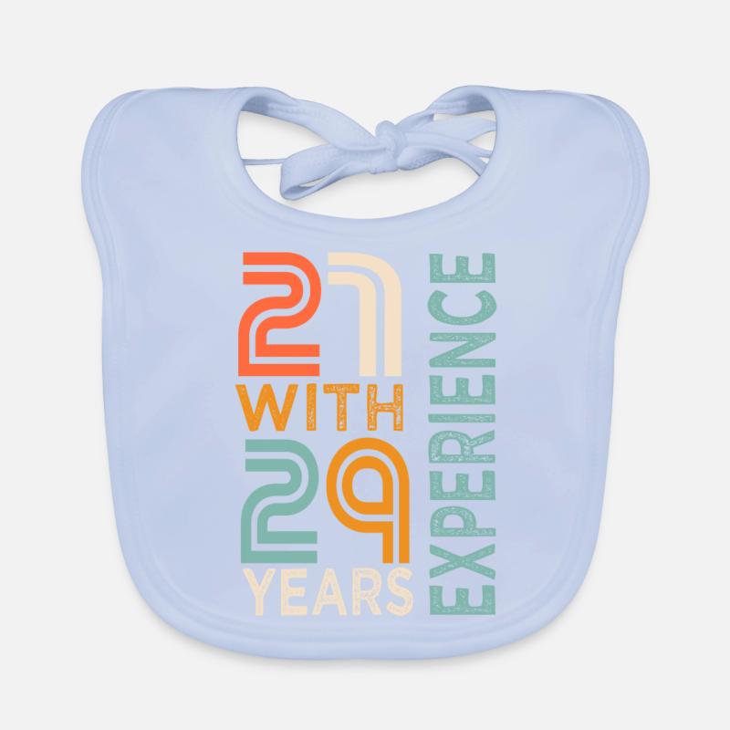 50e anniversaire cadeau 50 ans Bavoir bio Bébé