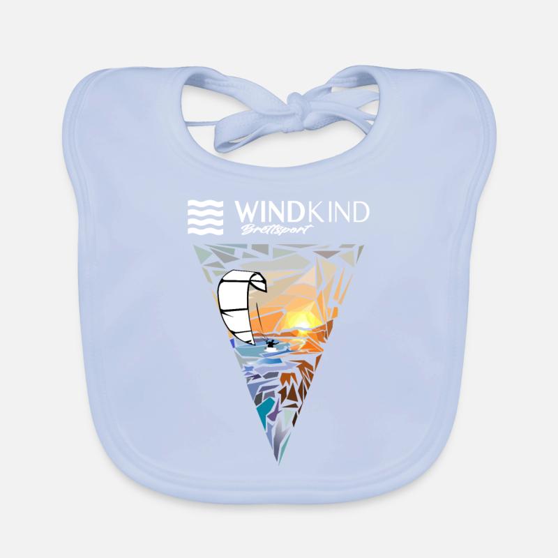 Kitesurfeurs Bavoir bio Bébé