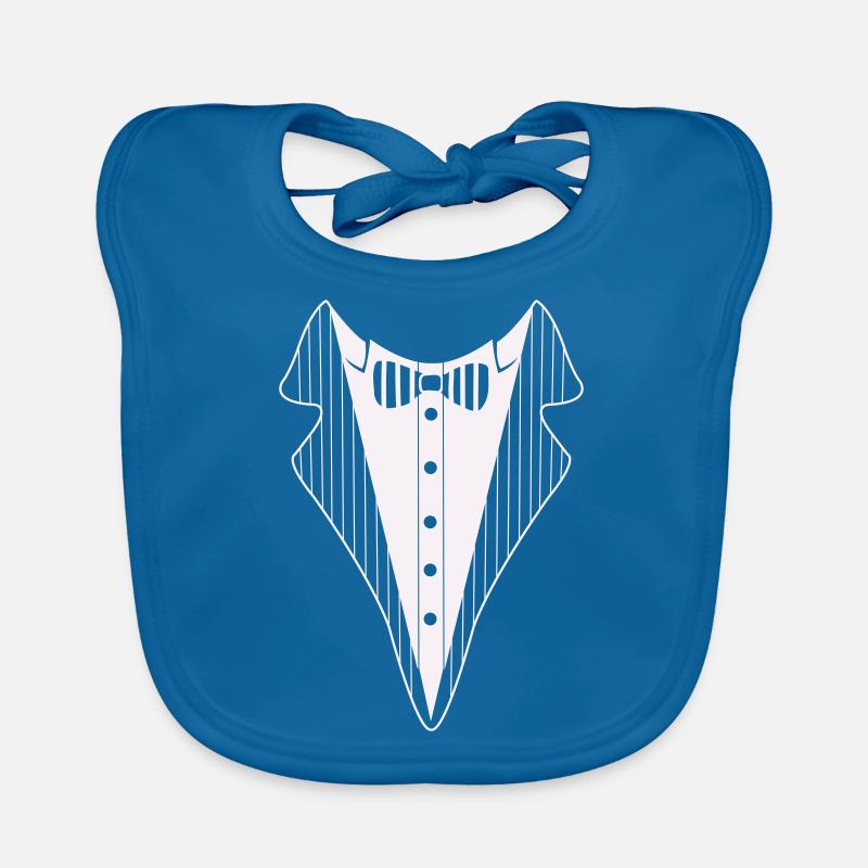 tuxedo hemd Baby Bio-Lätzchen