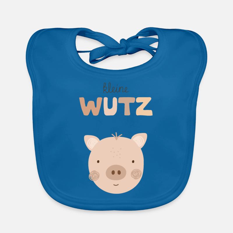 Petit Cochon beige Bavoir bio Bébé