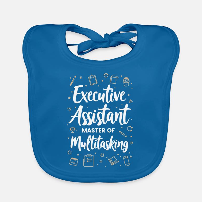 Executive Assistant Master of Multitasking Organic Baby Bibs