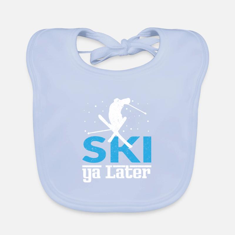 Ski Ya Later ski Bavoir bio Bébé