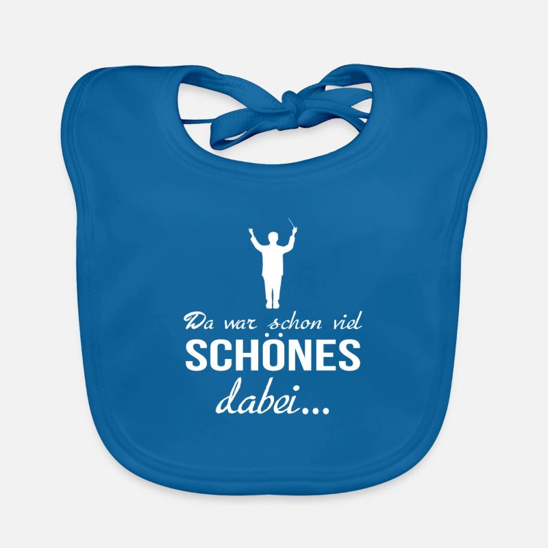 Da War Schon Viel Schönes Dabei... Dirigent Baby Bio-Lätzchen