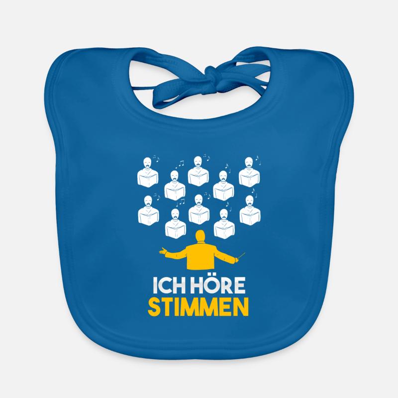 Ich höre Stimmen Chorleiter Dirigent Chor Baby Bio-Lätzchen