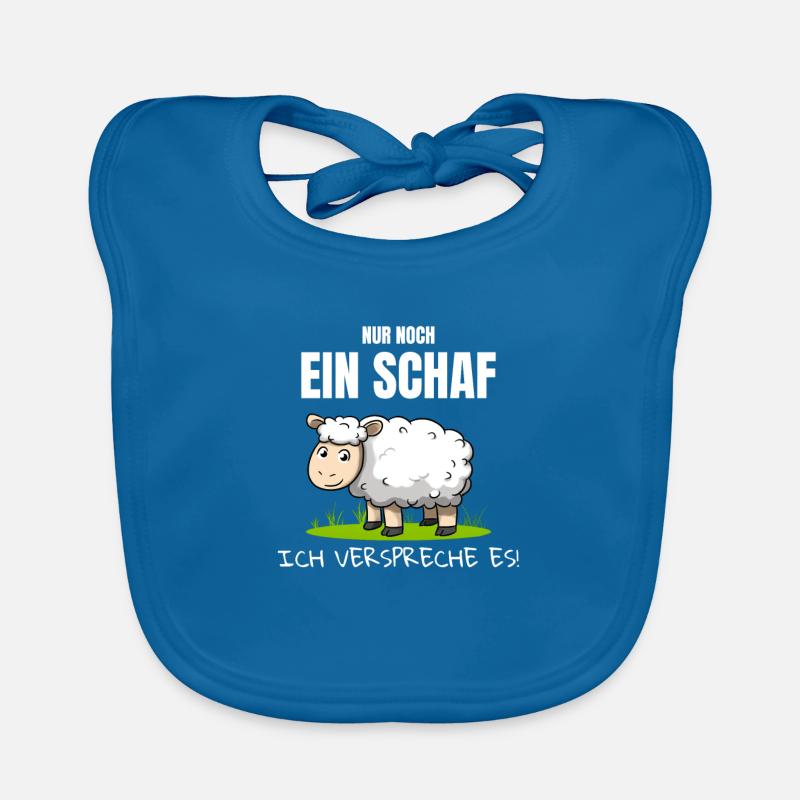 Nur noch ein Schaf Ich verspreche es Schäfer Hirte Baby Bio-Lätzchen