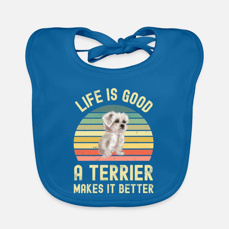 West Highland White Terrier Baby Bio-Lätzchen