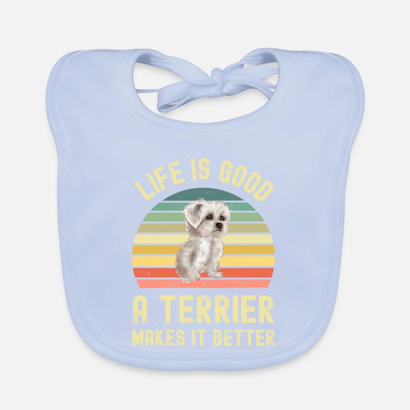West Highland White Terrier Baby Bio-Lätzchen