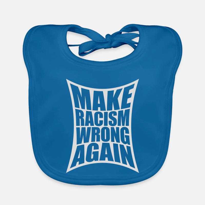 make racism wrong again Organic Baby Bibs