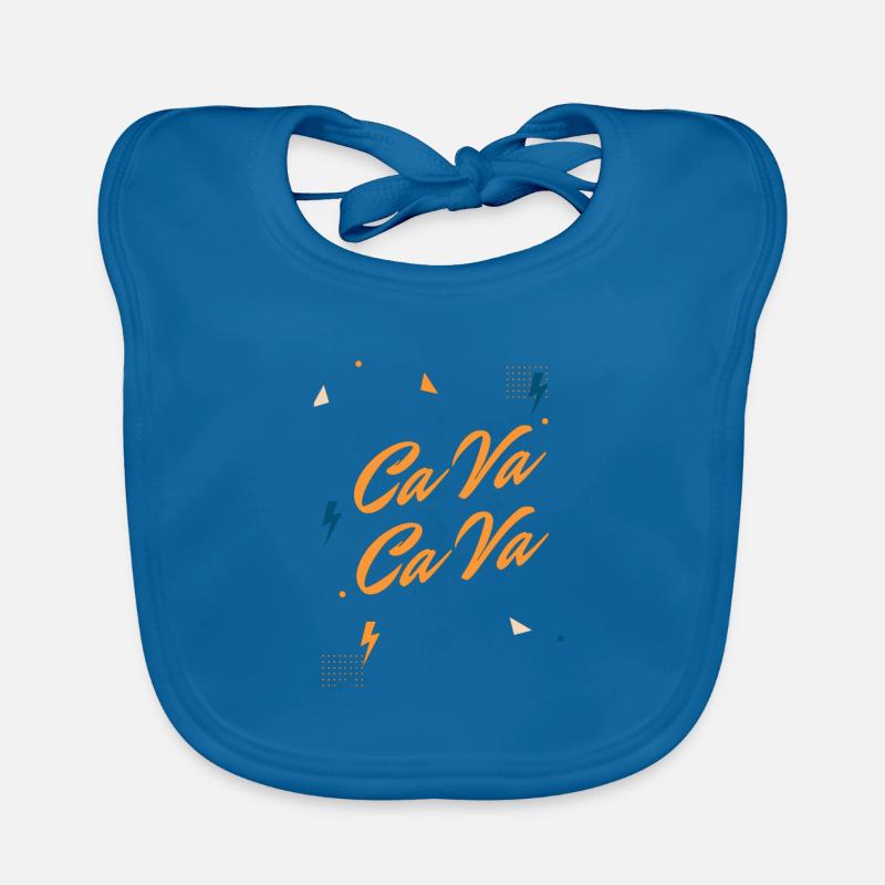 CA VA Design dans le style Pop Art Bavoir bio Bébé