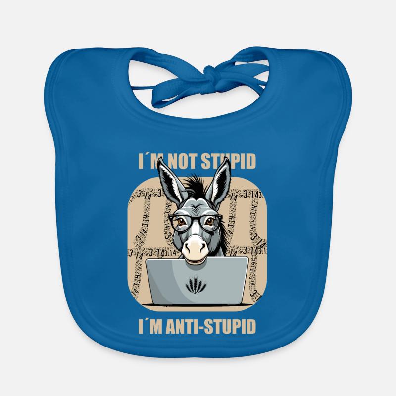 Smart Nerd Ass Organic Baby Bibs