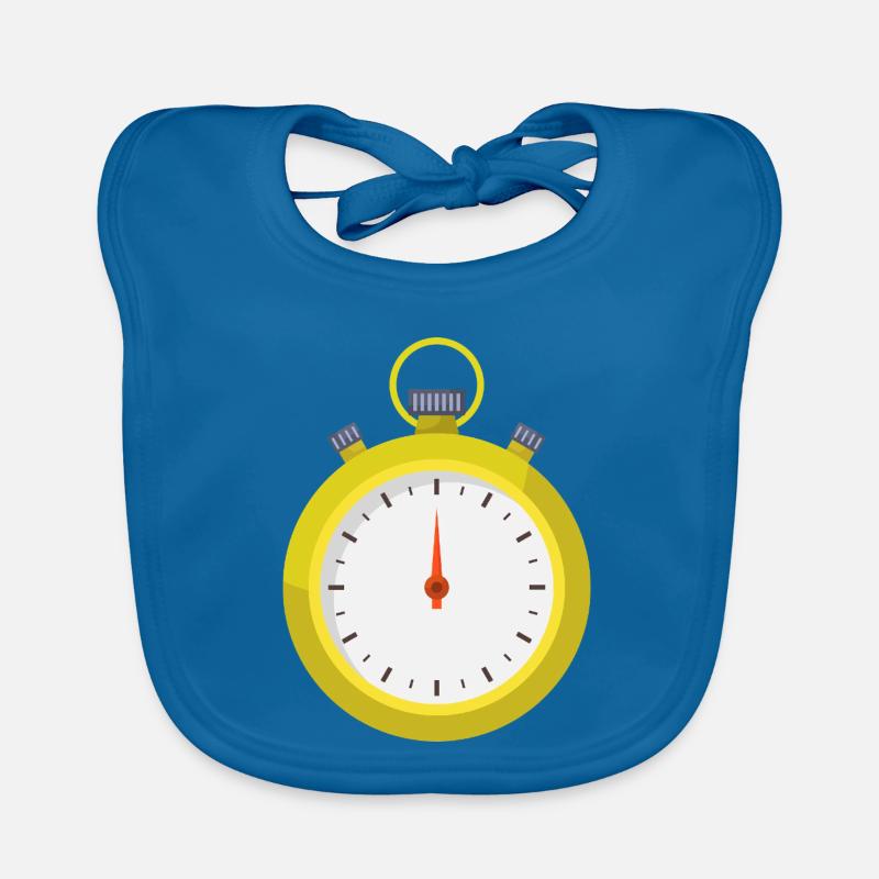 Stopwatch Organic Baby Bibs