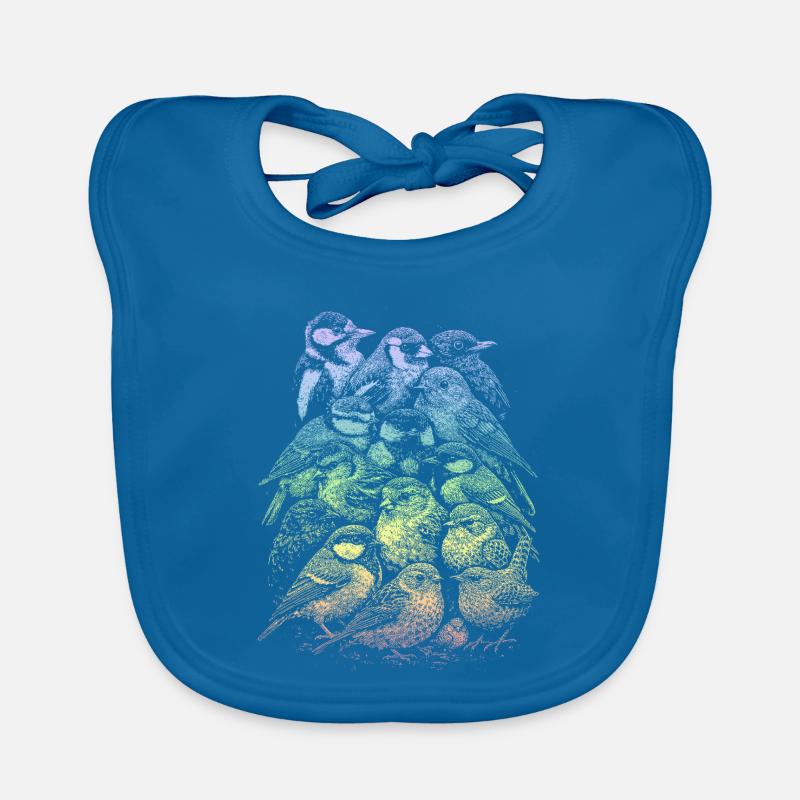 Garden bird Organic Baby Bibs