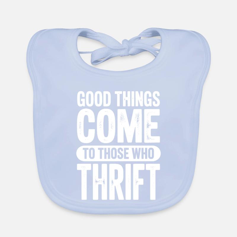Good Things Come Thrift Tee Baby Bio-Lätzchen