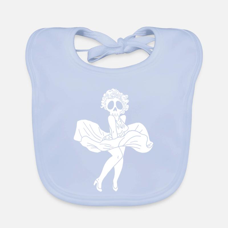 Fantôme de Marylin Monroe Baby Bio-Lätzchen