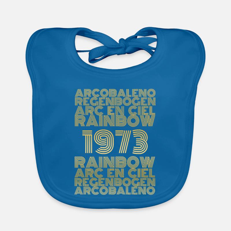 Rainbow 1973 Organic Baby Bibs