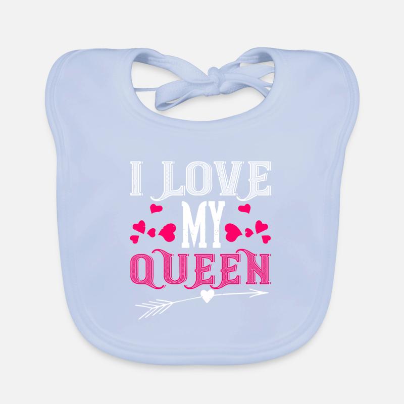 Saint-Valentin Bavoir bio Bébé