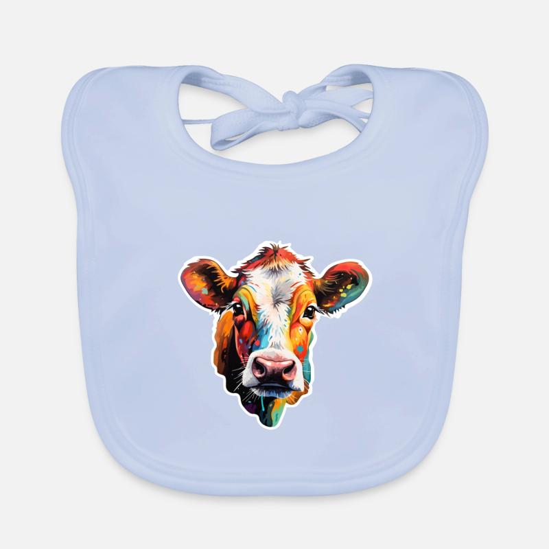 Boeuf panaché Bavoir bio Bébé