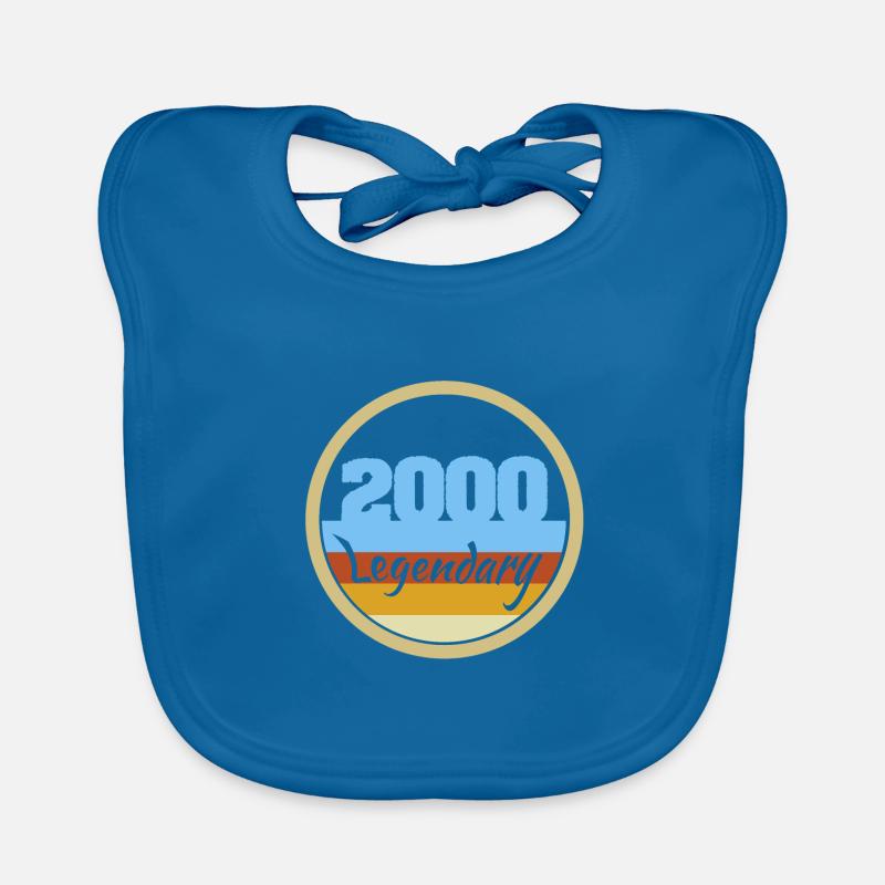 Né en 2000 Bavoir bio Bébé