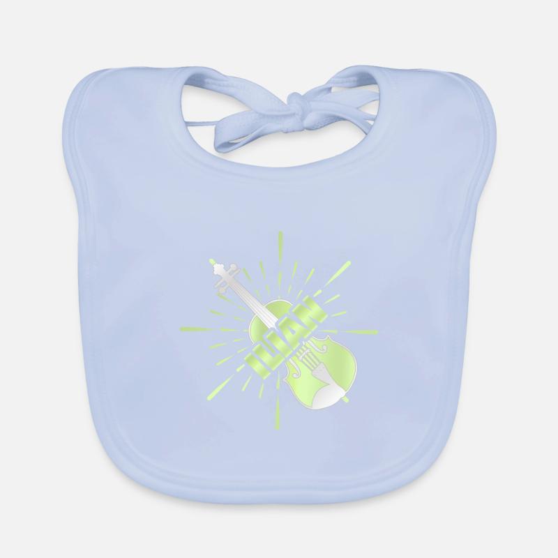 Ilian as a string instrument Organic Baby Bibs