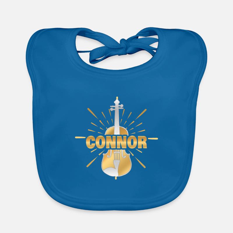 Connor als Violinist Baby Bio-Lätzchen