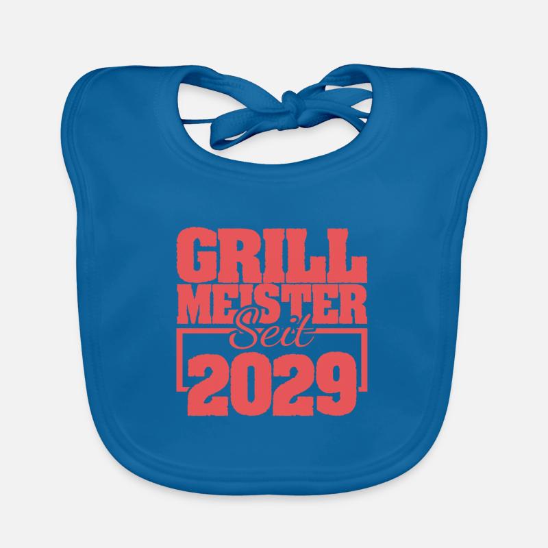 Charcoal grill 2029 Organic Baby Bibs