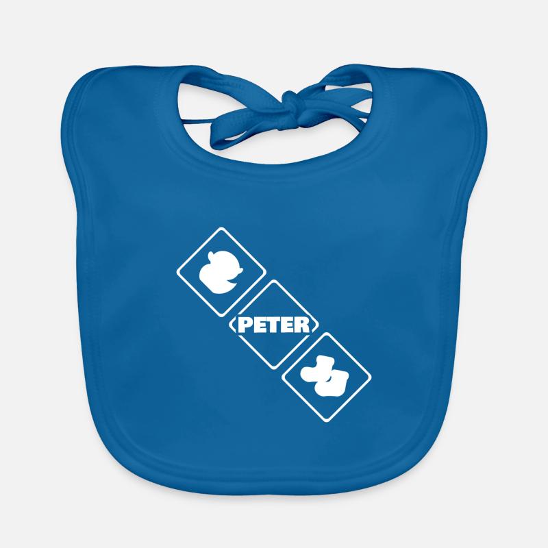 Peter as Birth Organic Baby Bibs