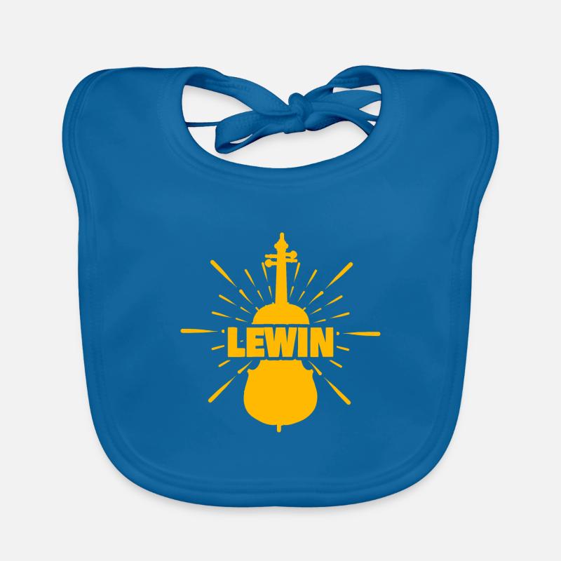 First name Lewin Organic Baby Bibs