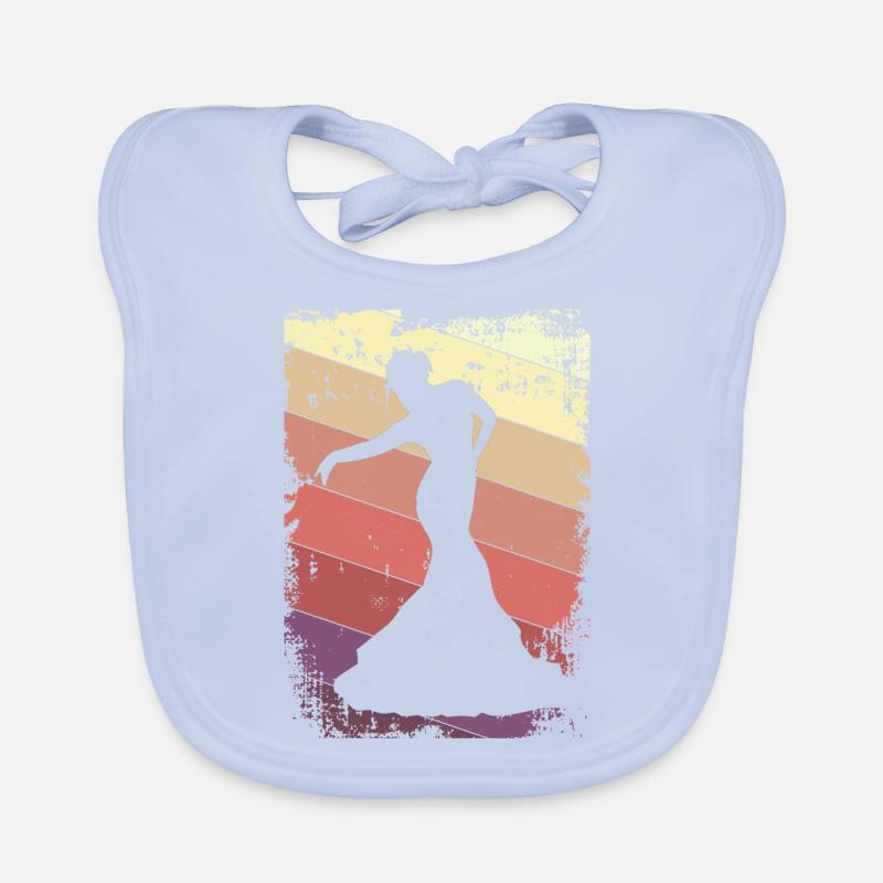 Dancing Dancer Organic Baby Bibs