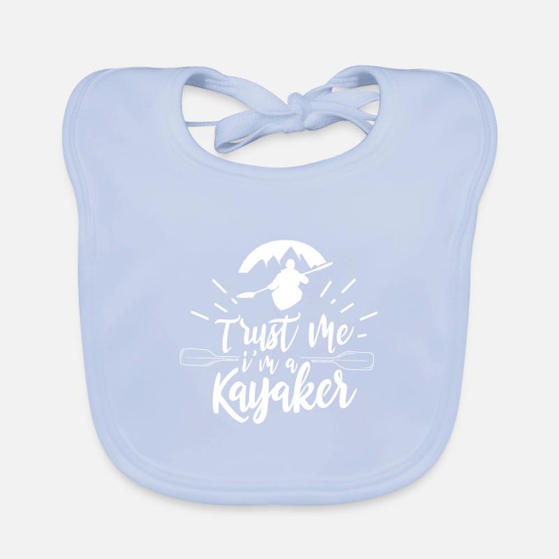 Vertrau Mir Ich Bin Ein Kayaker Kajaker Kajak Baby Bio-Lätzchen