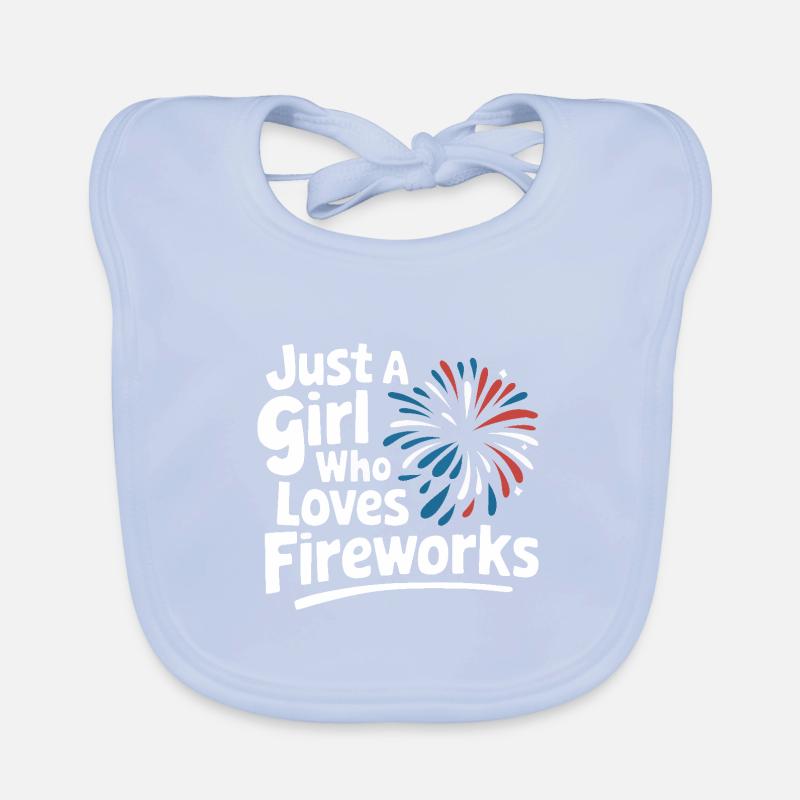 Pyrotechnics Fireworks Pyrotechnics Organic Baby Bibs