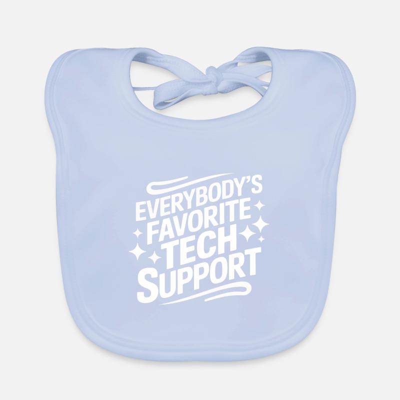 Support technique Informatique Bavoir bio Bébé