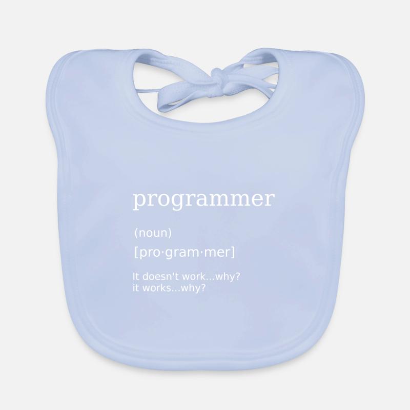 Programmierer Informatiker Programming Humor Baby Bio-Lätzchen