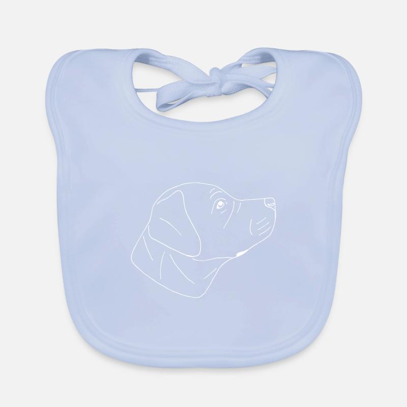 Super süßer Labrador Baby Bio-Lätzchen