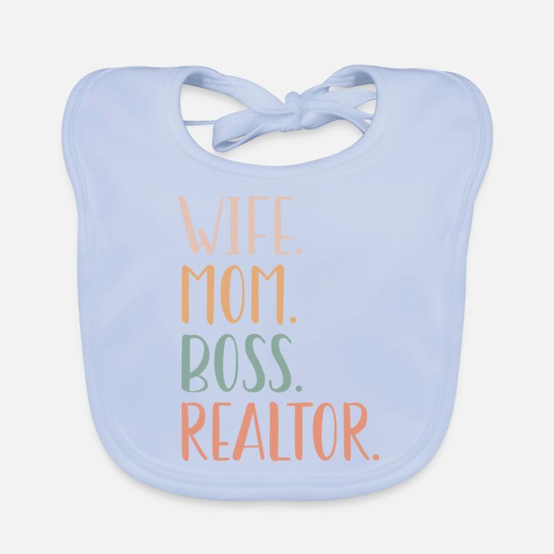Ehefrau Mama Makler Muttertagsgeschenk Baby Bio-Lätzchen