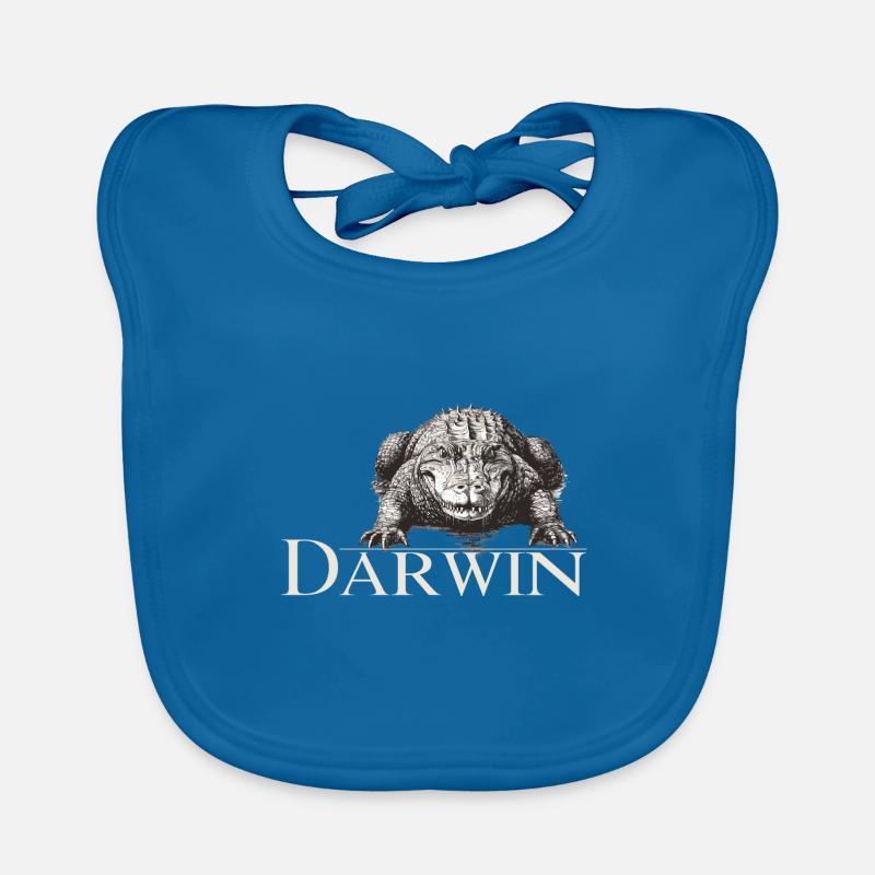 Darwin Aligator Organic Baby Bibs