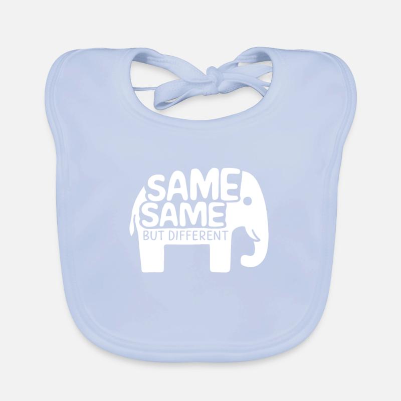 Same Same But different Thailand Traveller Rucksack Baby Bio-Lätzchen