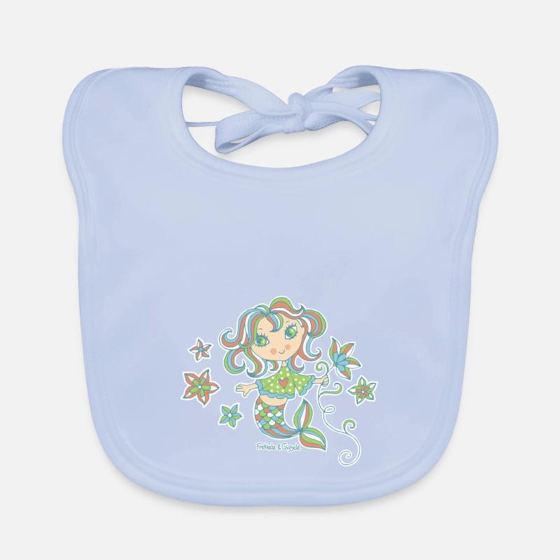 Little Mermaid Organic Baby Bibs