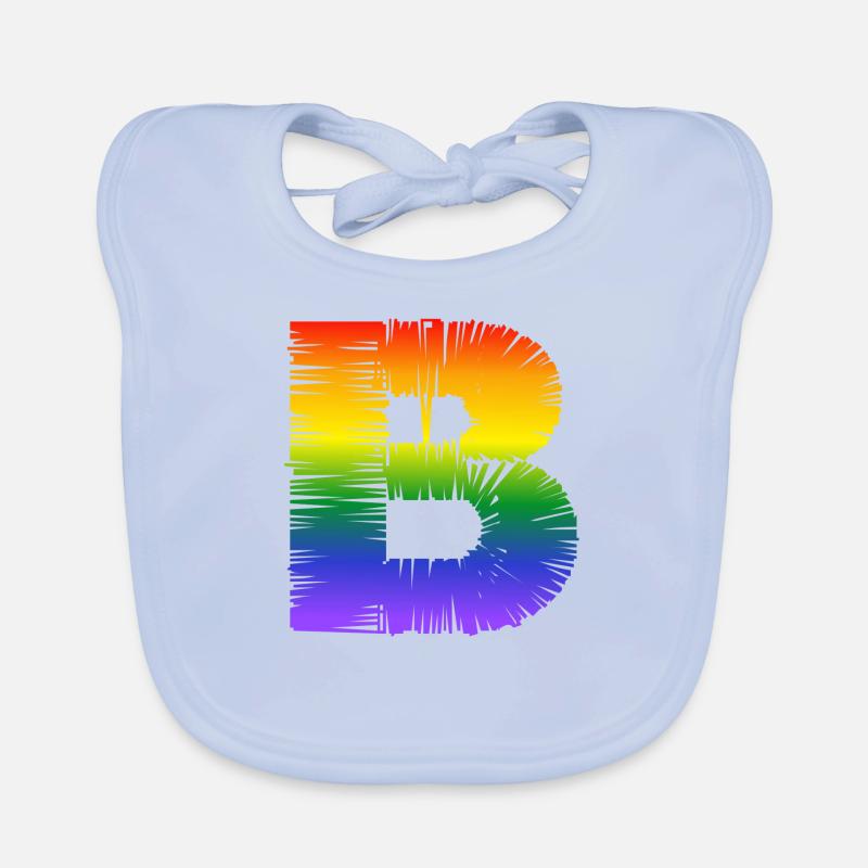 Rainbow B Organic Baby Bibs