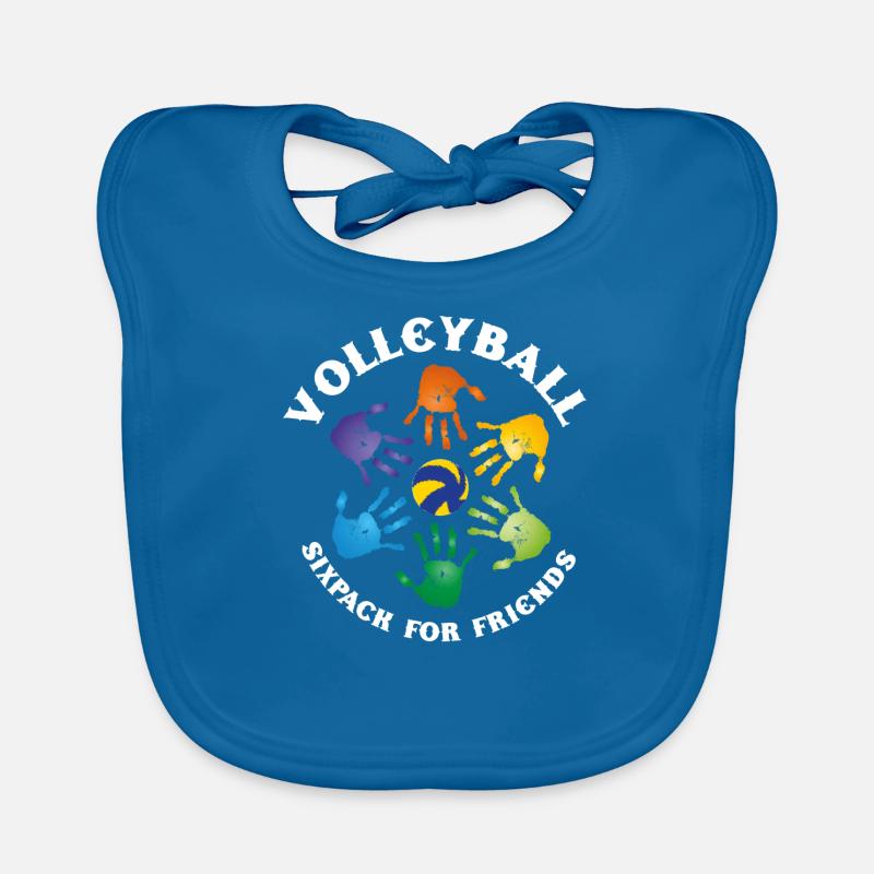VolleyBall (Sixpack Edition) Organic Baby Bibs