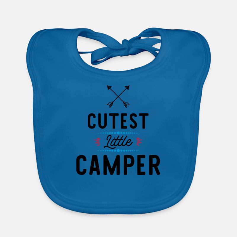 Camper - Baby Bio-Lätzchen - Pfauenblau
