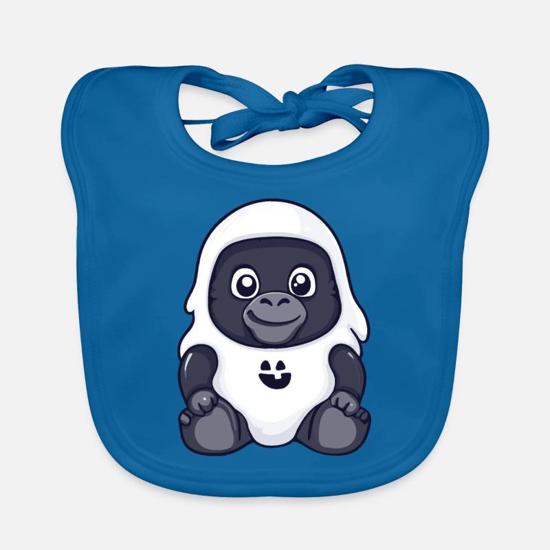 Gorilla Halloween Comic Geist Baby Bio-Lätzchen