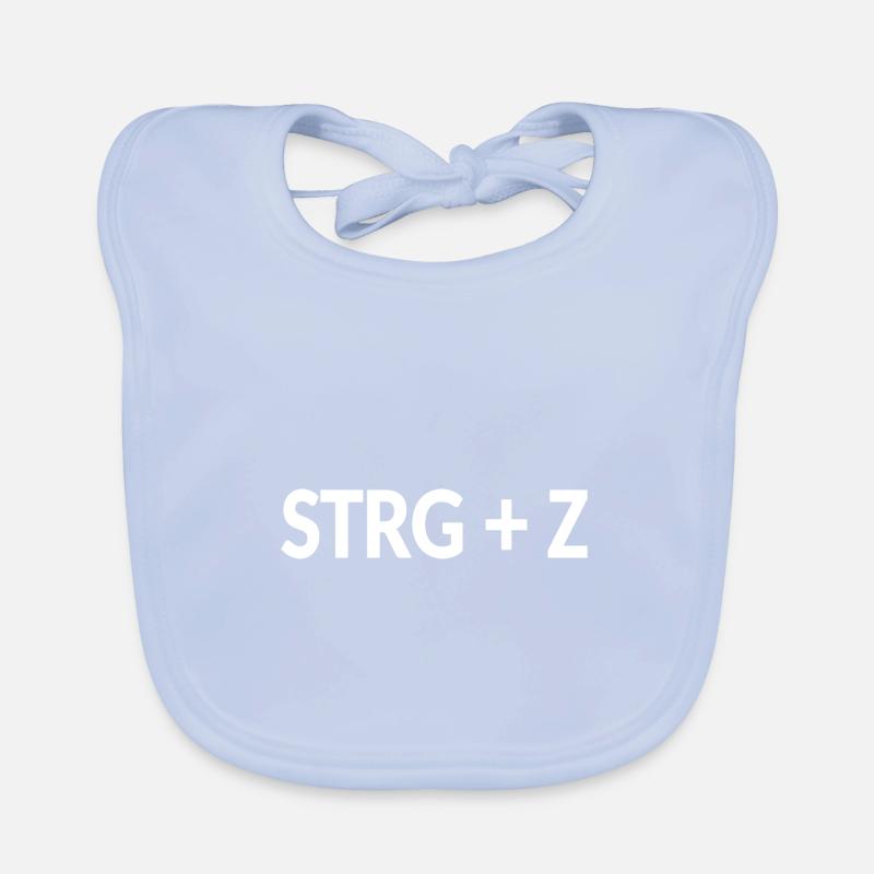 Ctrl+Z Shortcut Undo Design Organic Baby Bibs